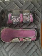 Beenbeschermers paars glitter M, Ophalen of Verzenden, Gebruikt, Rijden