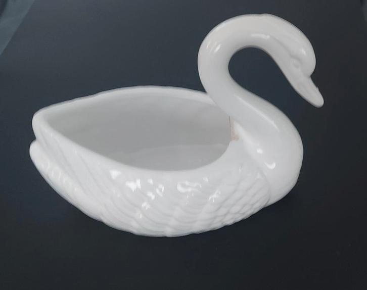 Cygne en céramique (plantes, vide poche, porte bijoux, ...), Maison & Meubles, Accessoires pour la Maison | Autre, Comme neuf
