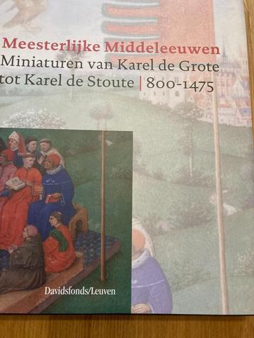 Meesterlijke Middeleeuwen Miniaturen van Karel de Grote tot  beschikbaar voor biedingen