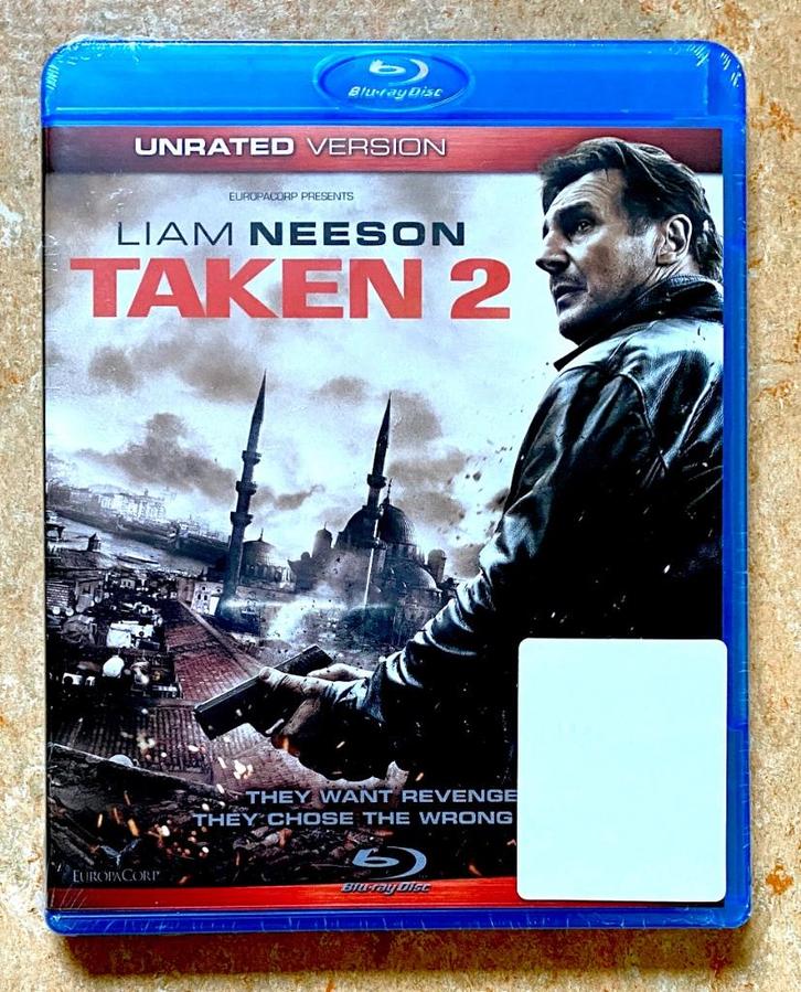TAKEN 2 (Unrated Versie) + Ondertitels NL / NIEUW /Sub CELLO, Cd's en Dvd's, Blu-ray, Nieuw in verpakking, Actie, Ophalen of Verzenden