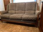 Driezit bank in engelse stijl stof, Ophalen, Engels victorian, Driepersoons, 75 tot 100 cm