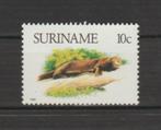 Suriname 1988 Animaux protégés - La Loutre  10 cents **, Animal et Nature, Envoi, Non oblitéré