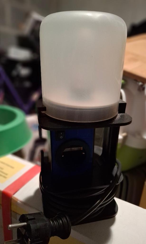 Lampe portative à prise, Enlèvement ou Envoi, Comme neuf, Autres matériaux, Moins de 50 cm