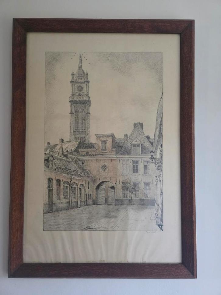 Romain Malfliet (dessin, 1949), Antiquités & Art, Art | Eaux-fortes & Gravures, Enlèvement