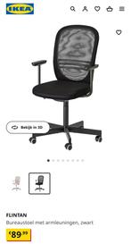 IKEA Bureaustoel, Comme neuf, Noir, Chaise de bureau, Ergonomique