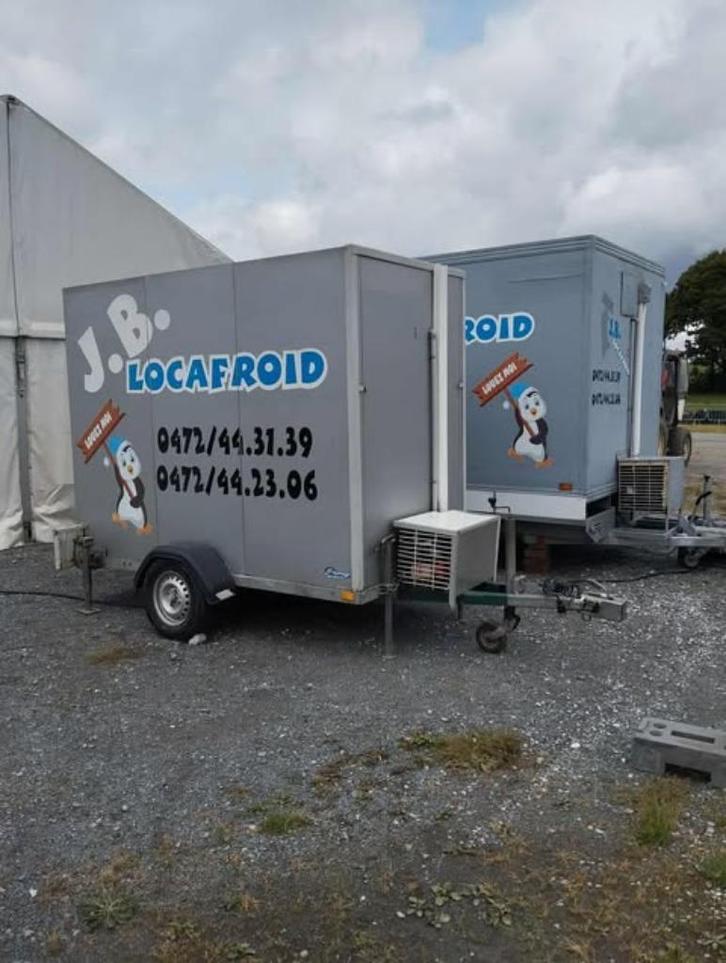 location remorques frigorifiques, Autos : Divers, Remorques, Utilisé, Enlèvement ou Envoi