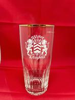 bierglas Silver Cuykens met gouden rand, Enlèvement ou Envoi, Utilisé, Verre ou Verres, Autres marques