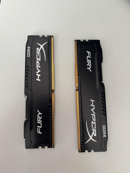 8GB DDR4 RAM – HyperX Fury 2666MHz (2x4GB), Computers en Software, RAM geheugen, Zo goed als nieuw, Desktop, DDR4, Ophalen