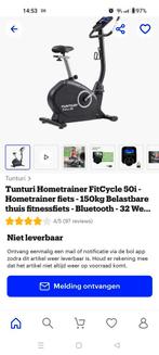 Tunturi FitCycle 50i, Sport en Fitness, Fitnessapparatuur, Ophalen, Zo goed als nieuw, Hometrainer