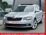 Skoda Superb 1.6 TDi Elegance XENON/PANO DAK/LEER/GPS/SPORT, Zwart, Leder, Bedrijf, 5 deurs