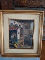 kerkhofs olie verf op doek, Enlèvement