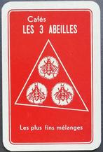 1 Speelkaart Cafe's Les 3 Abeilles, Collections, Comme neuf, Enlèvement ou Envoi