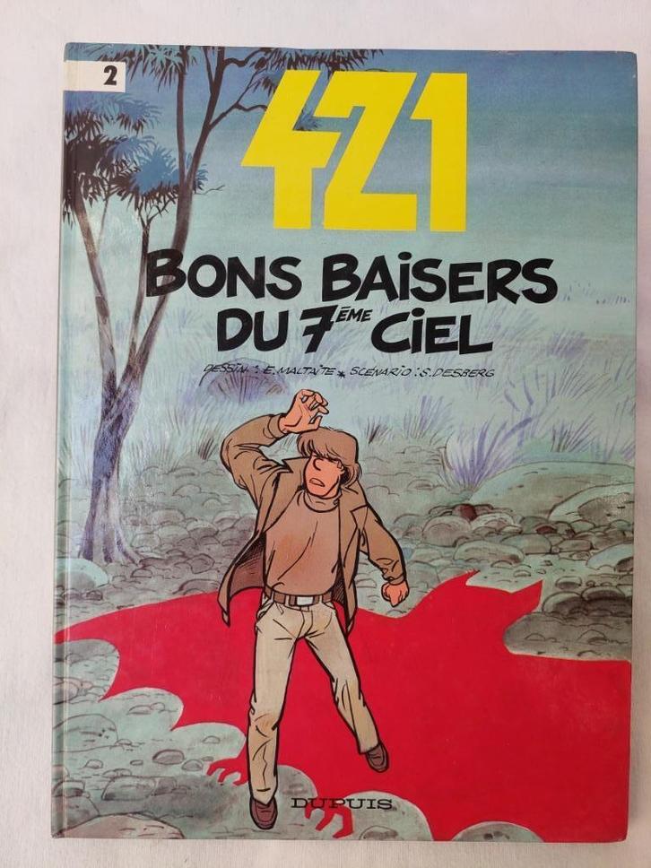 421 T.2 Bons baisers du 7ème ciel - édition originale (eo), Boeken, Stripverhalen, Gelezen, Eén stripboek, Ophalen of Verzenden