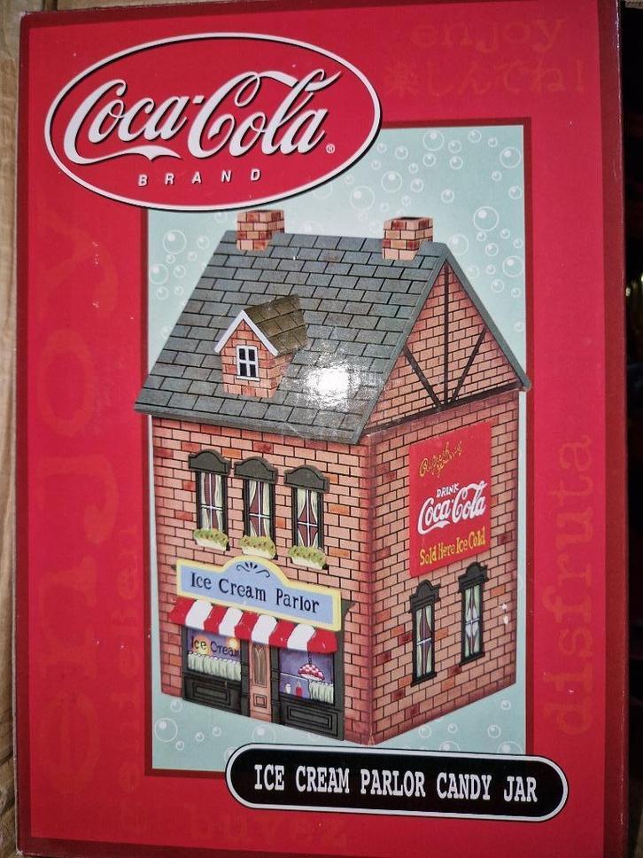 Coca-Cola koekje- of koekjesdoos deco oude winkel, Verzamelen, Merken en Reclamevoorwerpen, Nieuw, Overige typen, Ophalen of Verzenden