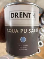 Drenth watergedragen donkergrijze lak 1liter, Ophalen of Verzenden, Nieuw, Materiaal