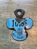 Fietsplaat Taxplaat Plaque de velo, Verzenden, Gebruikt