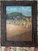 Peinture sur toile "Bernissart" de E. Strebelle, Enlèvement