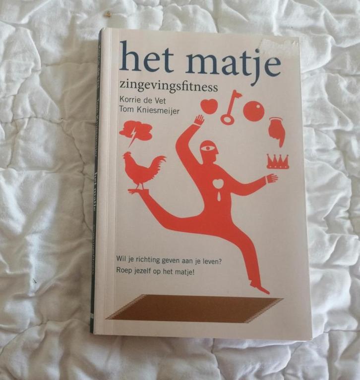 Het matje zingeving fitnes Korrie de Vet, Sport en Fitness, Fitnessmaterialen, Zo goed als nieuw, Overige typen, Ophalen of Verzenden