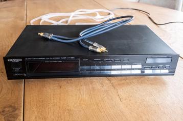 Tuner Kenwood KT-660L met antenne en cinch kabel beschikbaar voor biedingen