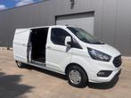 FORD TRANSIT CUSTOM 12/2020 airco 78000km 15700€+btw, Stof, 1995 cc, Wit, Ford