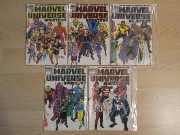 Marvel The Official Handbook Of The Marvel Universe Set Van beschikbaar voor biedingen