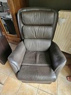 relaxzetel, Huis en Inrichting, Ophalen, Gebruikt, Leer