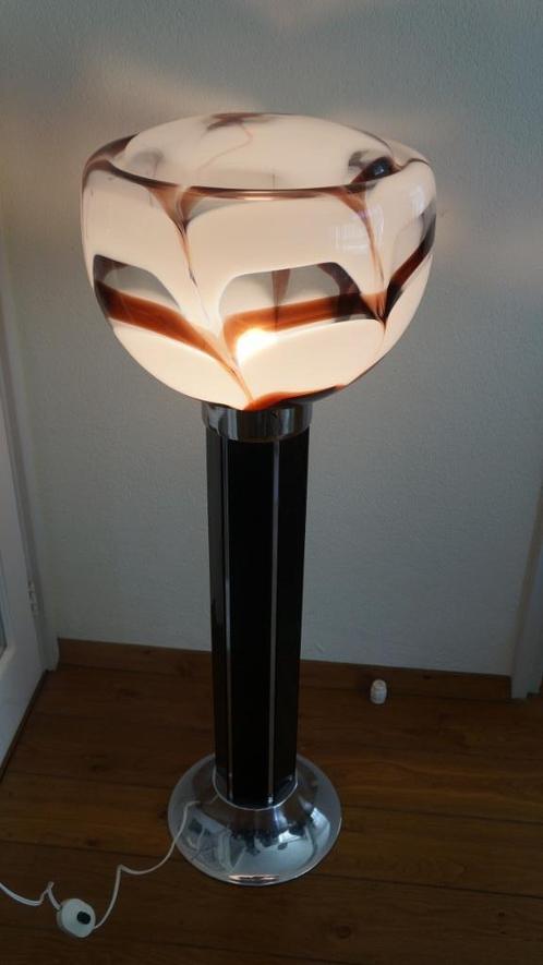 Murano Mazzega lamp vintage retro design jaren 70 vloerlamp, Huis en Inrichting, Lampen | Vloerlampen, Gebruikt, 100 tot 150 cm