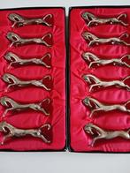 Vintage besteksteunen paard 12 stuks, Enlèvement ou Envoi