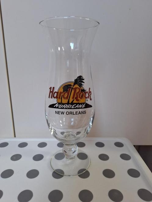Hard Rock Cafe New Orleans Hurricane Glass, Verzamelen, Glas en Drinkglazen, Zo goed als nieuw, Overige typen, Ophalen