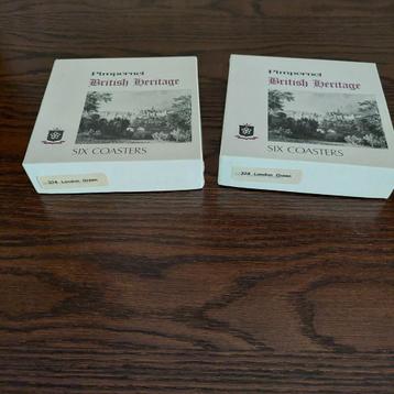 Vintage onderzetters voor glazen uit jaren 70 beschikbaar voor biedingen