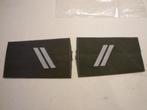 2 epauletten - Korporaal van het Duitse leger - NIEUW, Verzamelen, Ophalen of Verzenden, Landmacht, Overige typen
