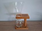 Kwak glas met houder, Ophalen of Verzenden, Gebruikt, Glas