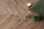 massief eikenhouten parket, Huis en Inrichting, Stoffering | Vloerbedekking, Nieuw, Crème, Parket, 75 m² of meer