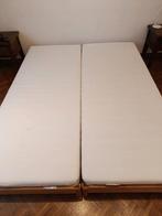Dubbelbed met IKEA matrassen (2x80cm), Ophalen, Gebruikt, Overige kleuren, Tweepersoons