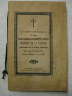 Vaulx lez Tournai Duquesne & Watelet de la Vinelle rare 1907, Livres, Utilisé, Enlèvement ou Envoi