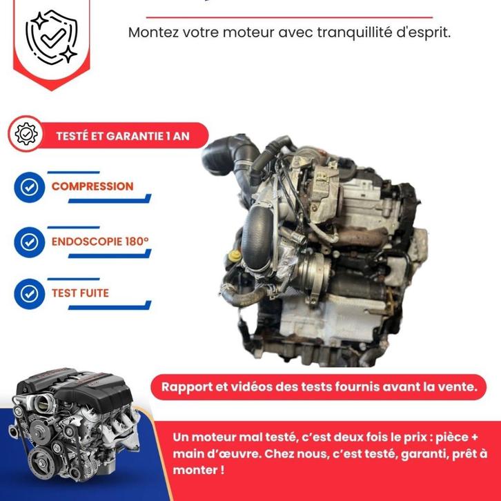 Complete motor audi a3 8v/golf vii gtd/seat leon fr, Auto-onderdelen, Motor en Toebehoren, Audi, Seat, Skoda, Nieuw, Ophalen of Verzenden