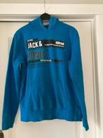 Blauwe sweater Jack & Jones, Enlèvement ou Envoi, Taille 56/58 (XL), Jack&Jones, Comme neuf