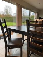 Gratis af te halen- uittrekbare tafel en 4 stoelen, Ophalen, Gebruikt, 150 tot 200 cm, 150 tot 200 cm