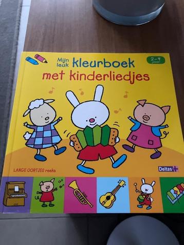 Nieuw: Mijn leuk kleurboek met liedjes Deltas beschikbaar voor biedingen