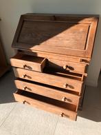 Houten secretair kastje. Gratis op te halen, Huis en Inrichting, Ophalen, Gebruikt, 5 laden of meer, 100 tot 150 cm