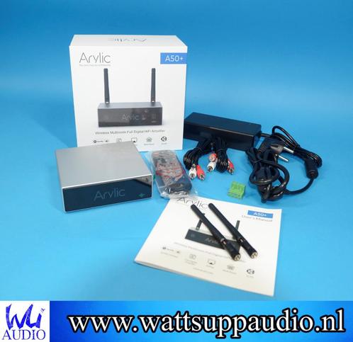 Arylic A50+ stereo versterker incl USB DAC, Audio, Tv en Foto, Home Cinema-sets, Gebruikt, Verzenden