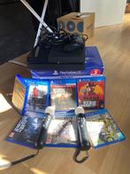 Playstation 4 en VR bril te koop, Original, Met 1 controller, Gebruikt, 500 GB