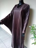 Prachtige vintage jurk, Vintage jurk, Bruin, Verzenden, Maat 42/44 (L)