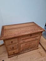 Kast - gezandstraalde teak, Huis en Inrichting, Ophalen, Gebruikt
