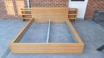 IKEA MALM Bed 160 + hoofdeinde, Huis en Inrichting, Ophalen, Bruin, Tweepersoons, Zo goed als nieuw