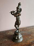 Bronzen voorstelling van Krishna Venugopala, India, Orissa, Antiek en Kunst, Antiek | Brons en Koper, Ophalen of Verzenden, Brons