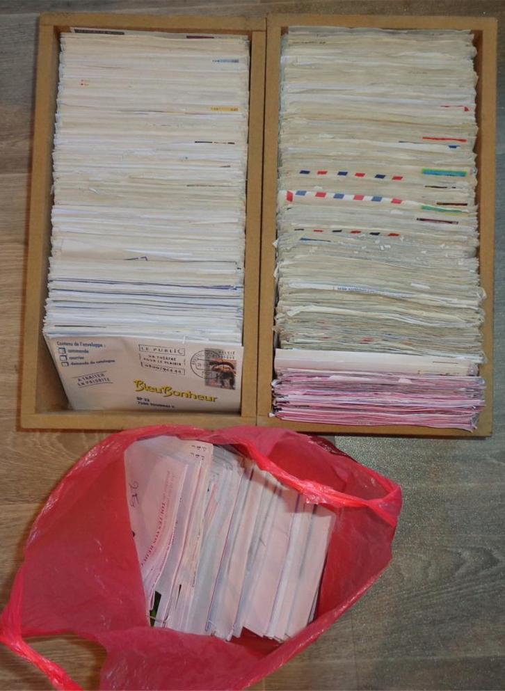 URGENT LIQUIDATION LOT D’ENVELOPPES TIMBRÉES, Postzegels en Munten, Postzegels | Europa | Frankrijk, Gestempeld, Ophalen of Verzenden