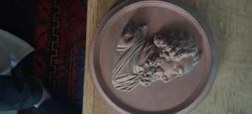 Medaillon terra cotta Henri IV   Koning  van Frankrijk  beschikbaar voor biedingen