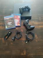 PS4, 2 controllers + games + kabels, Games en Spelcomputers, Ophalen of Verzenden, Zo goed als nieuw