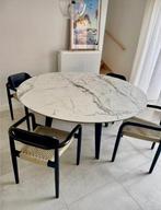 Calligaris eettafel ‘Abrey’, Huis en Inrichting, Tafels | Eettafels, Ophalen, Glas, 150 tot 200 cm, Rond